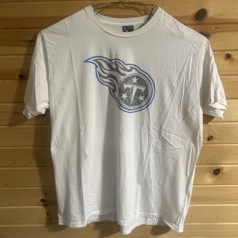 CSA Mens T Shirt NFL Pro Line Tennessee Titans Graphic Tee 3XL Cotton Crew Neck